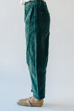 The Kerzman Relaxed Corduroy Pant in Dark Green