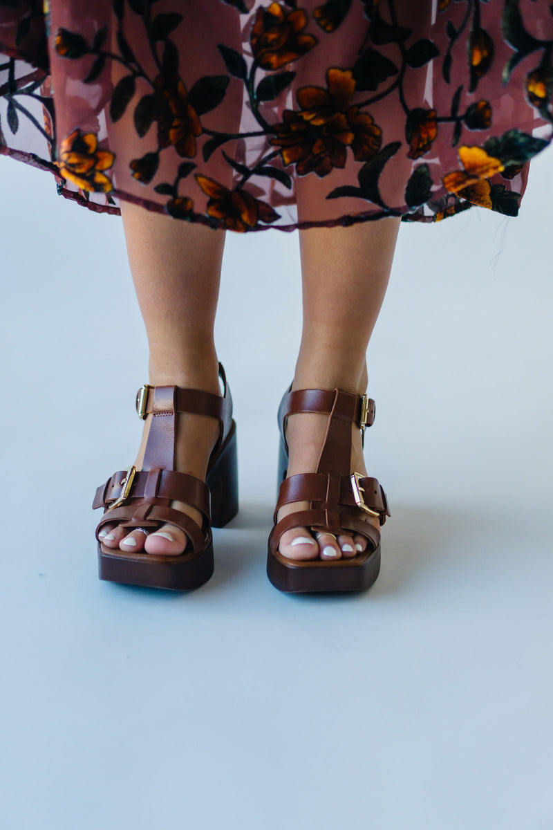 The Minkove Sandal in Brown