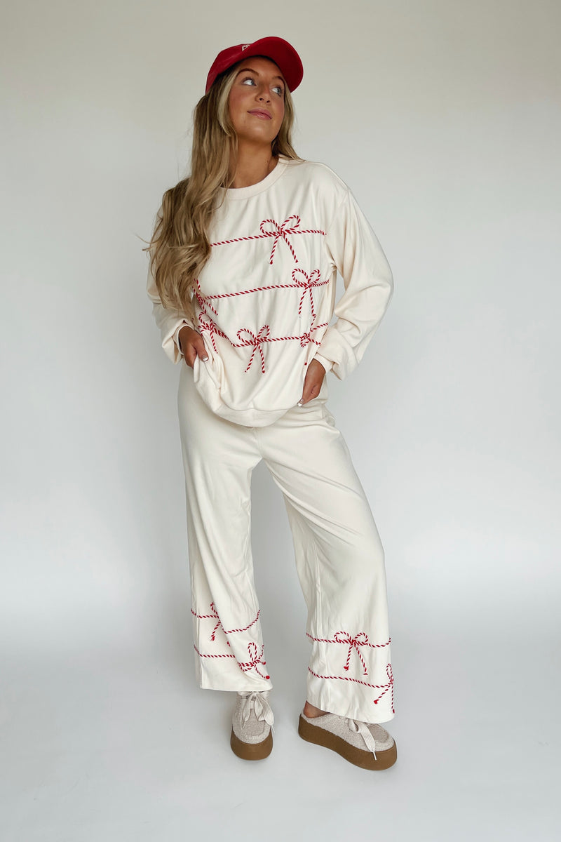 The Torgerson Relaxed Straight Leg Pant in Cream