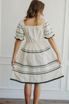 The Dawn Tiered Dress in Dream Cloud