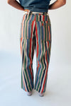 The Wallin Belted Pant in Striped Multi
