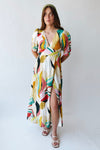 The Mandy Floral Maxi Dress in Cream Multi