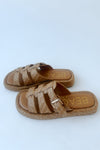 Matisse: Ciao Fisherman Sandal in Cognac