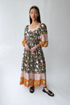The Irby Patterned Maxi Dress in Black Floral