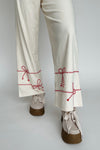 The Torgerson Relaxed Straight Leg Pant in Cream