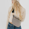The Westlyn Woven Bag in Checkered Black