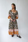The Irby Patterned Maxi Dress in Black Floral