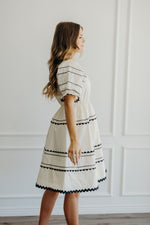 The Dawn Tiered Dress in Dream Cloud