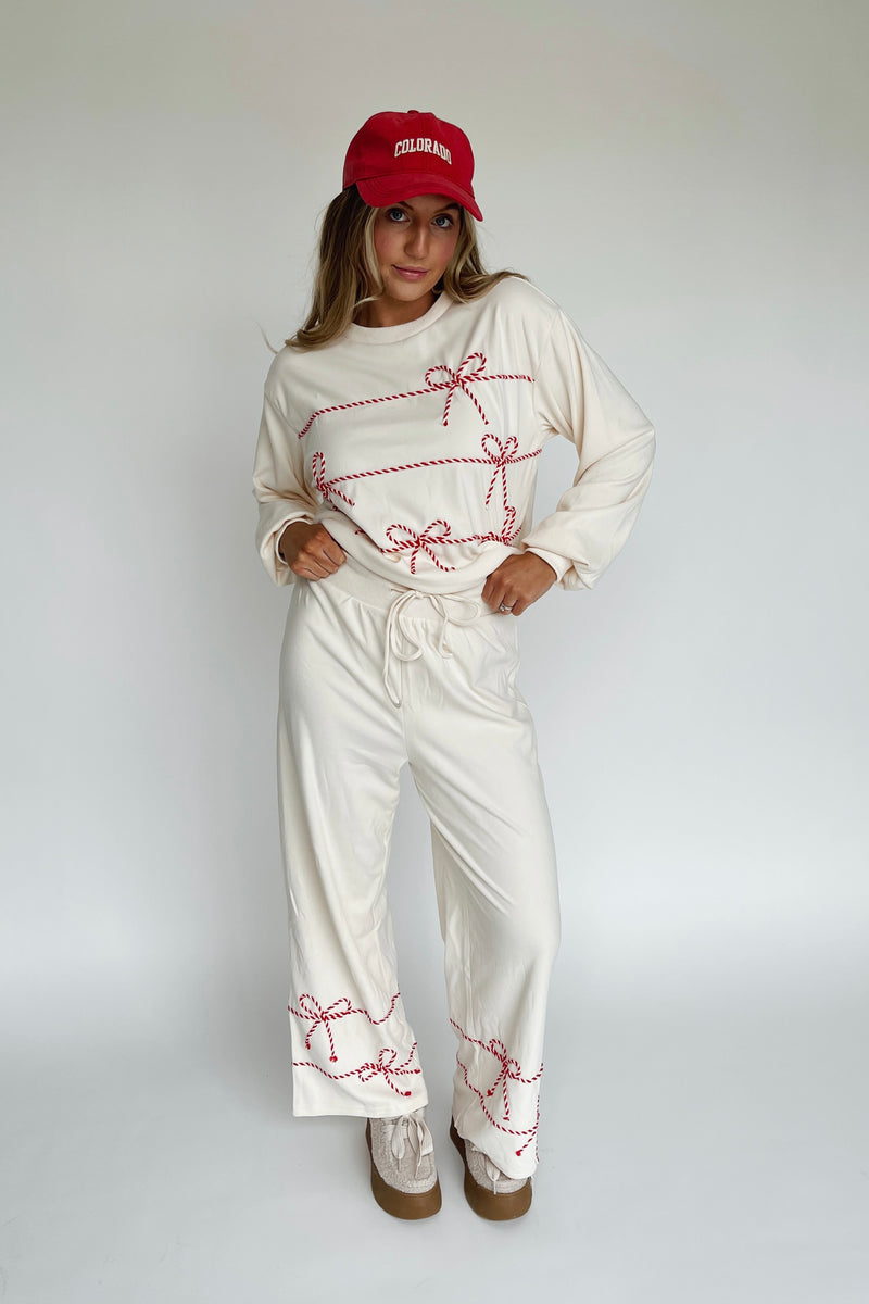 The Torgerson Relaxed Straight Leg Pant in Cream