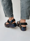 Melissa: Kick Off Sandal Metallic in Blue Chameleon (SHIPS IN 1 WEEK)