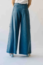 The Northampton Wide Leg Pant in Medium Wash
