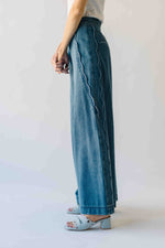 The Northampton Wide Leg Pant in Medium Wash
