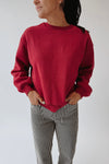 The L.A. Lettered Pullover in Red