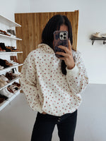 The Pinkston Cherry Bow Sweatshirt in Ivory