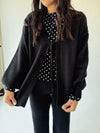 The Timo Knit Cardigan Set in Black