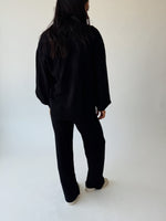 The Timo Knit Cardigan Set in Black