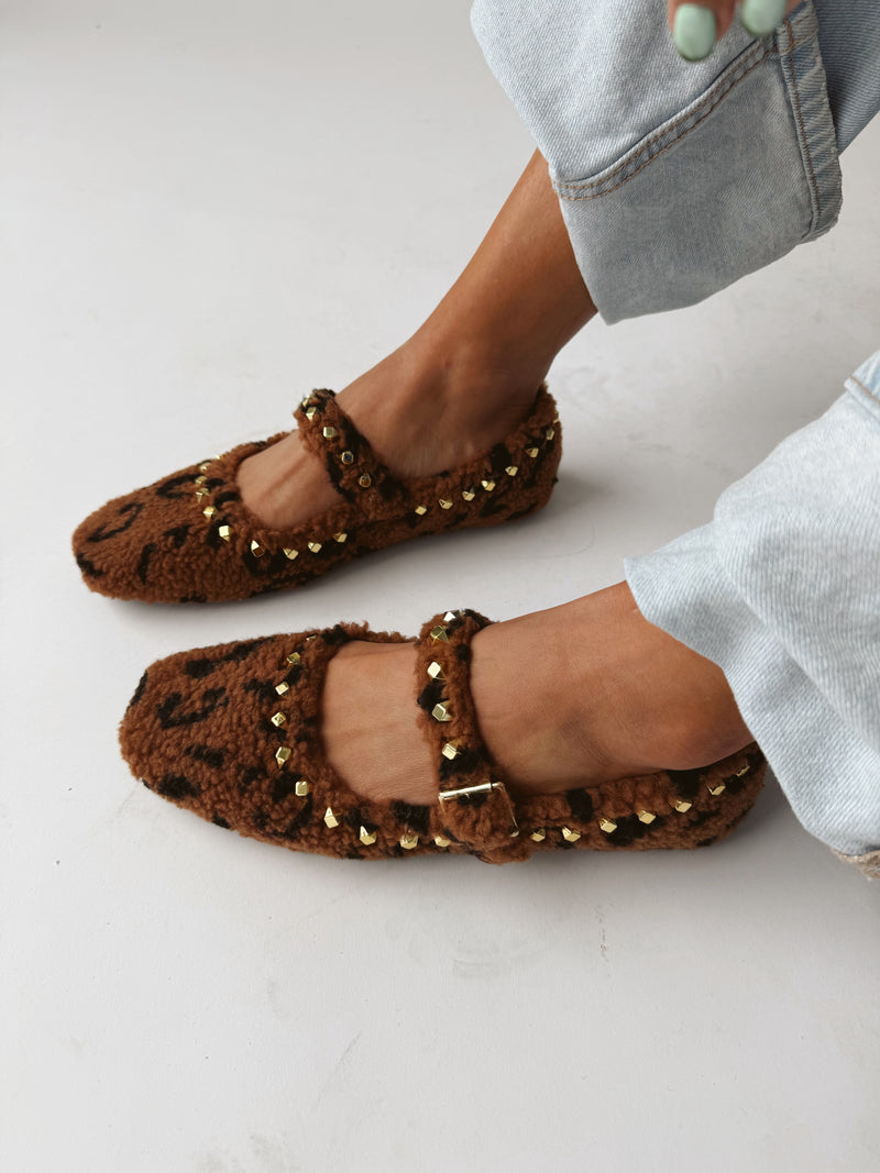 The Impress Ballet Flat in Leopard