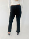 The Shirley Mid Rise Ankle Straight Jean in Gentle Night