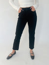 The Shirley Mid Rise Ankle Straight Jean in Gentle Night