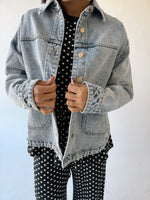 The Ladner Vintage Denim Jacket in Medium Wash