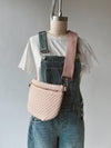 The Westlyn Woven Bag in Checkered Blush