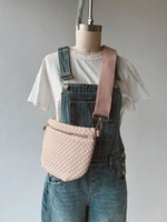 The Westlyn Woven Bag in Checkered Blush