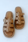 Matisse: Ciao Fisherman Sandal in Cognac