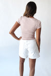 The Walter Basic Layering Tee in Mauve