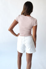 The Walter Basic Layering Tee in Mauve