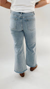 The Sturzen High Rise Wide Leg Jean in Electric Blue