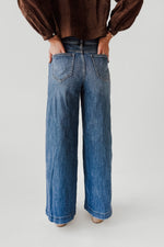 The Kaylee High Rise Slouchy Jean in Navy