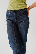 The Lorin Straight Barrel Jean in Navy