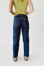 The Lorin Straight Barrel Jean in Navy