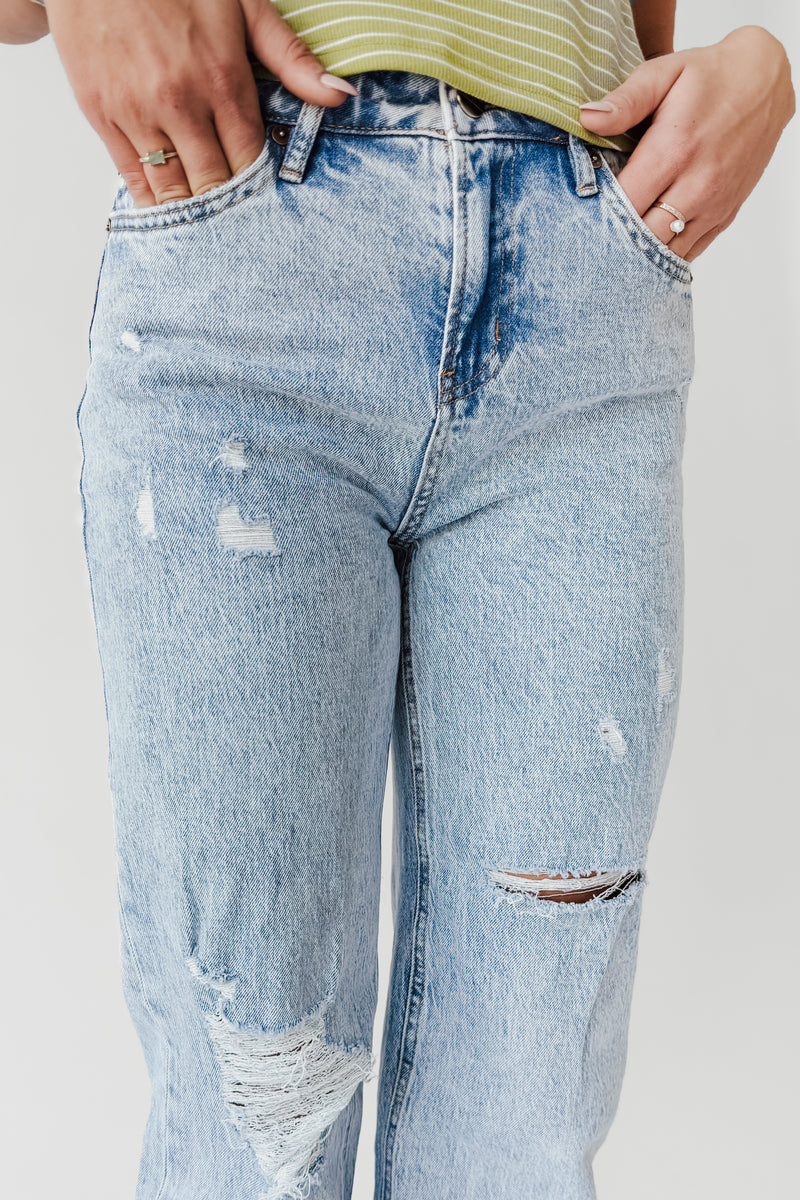 The Runia Straight Leg Jean in Funny Blue