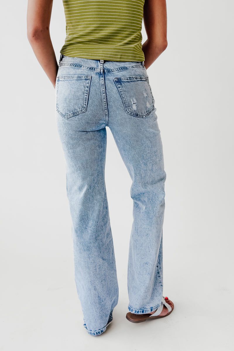 The Runia Straight Leg Jean in Funny Blue