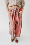 The Clarkston Textured Crop Pant in Rust