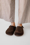 Matisse: Otto Suede Slingback Clog in Choco