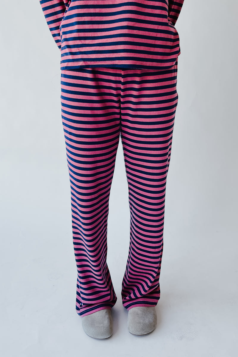 The Kesley Striped Set in Pink + Navy