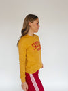 The Santa's Favorite Crewneck in Mustard