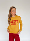 The Santa's Favorite Crewneck in Mustard