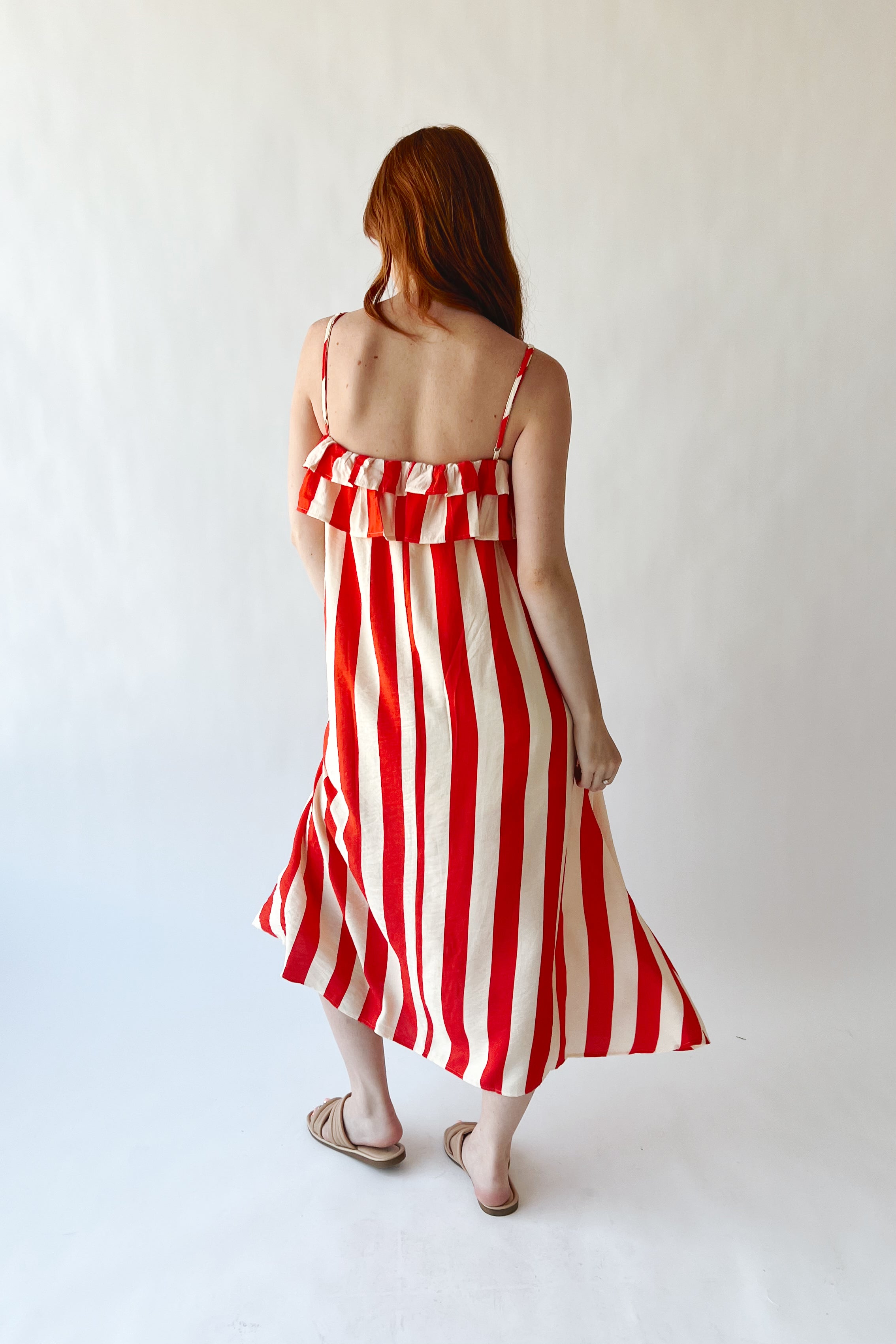 red striped tank dress Red Stripe Pocket Tank Dress Moda Boutique