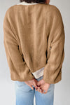 The Winquist Knit Bow Detail Cardigan in Mocha