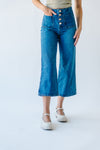 The McFarland High Rise Wide Leg Jean in Dark Wash