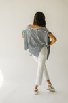 Free People: Striped Angel Tee in Navy Combo