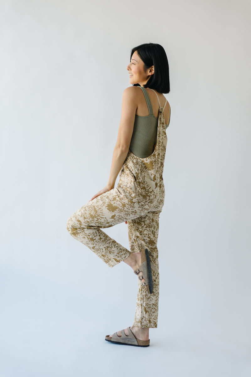 The Barrington Zipper Detail Jumpsuit in Taupe Combo – Piper & Scoot