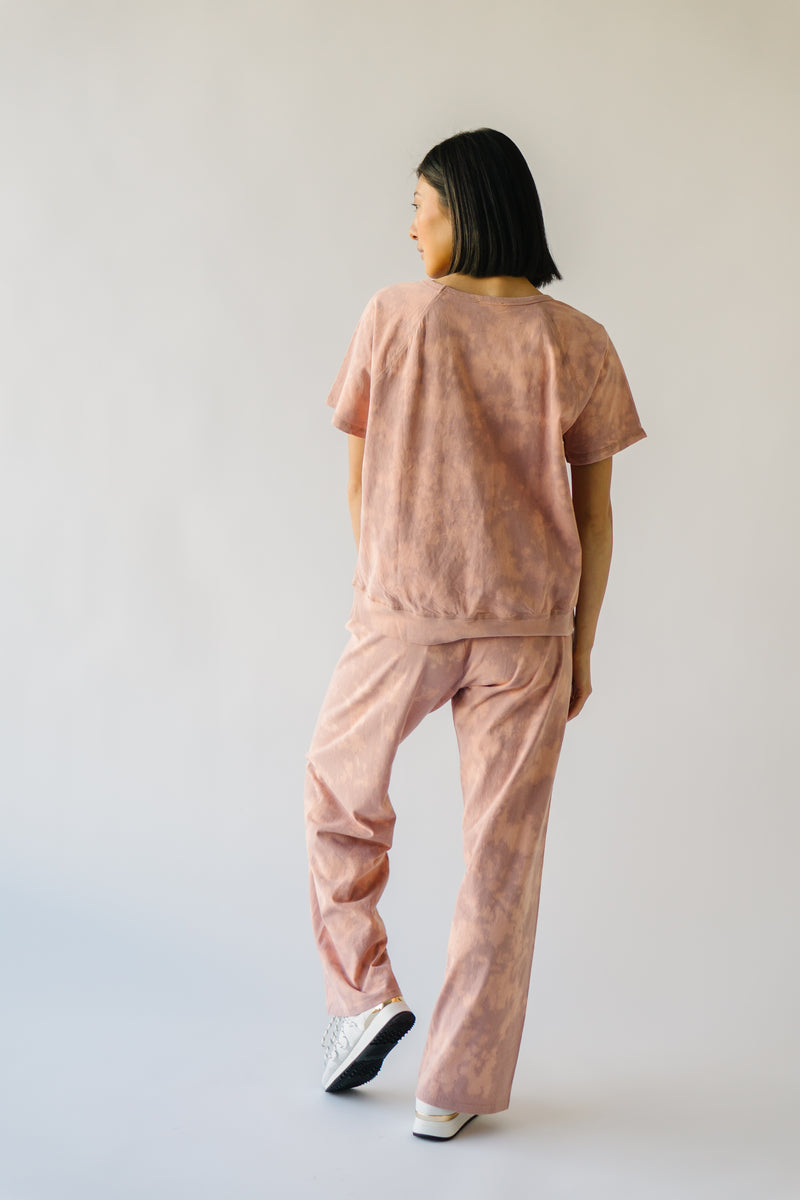 The Arianne Tie Dye Set in Mauve