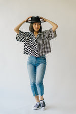 The Rieger Checkered Button-Up in Black + White