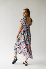 The Acosta Floral Midi Dress in Multi