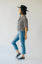 The Rieger Checkered Button-Up in Black + White