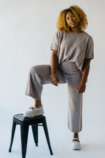 The Swifton Relaxed Wide Leg Pant in Light Mocha